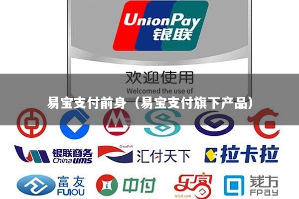 易宝支付前身(易宝支付旗下产品)