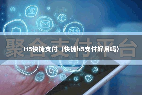 H5快捷支付(快捷h5支付好用吗)