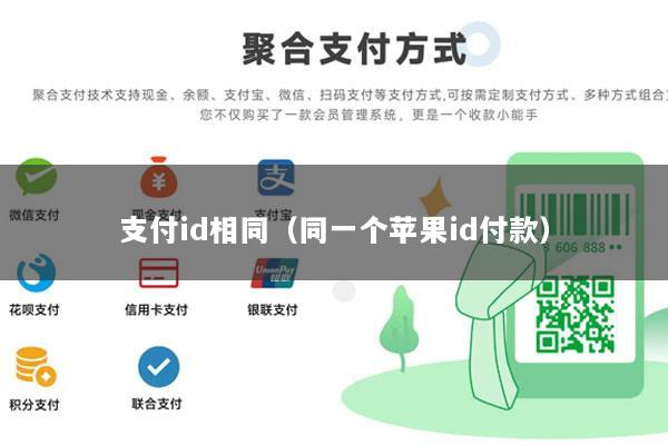 支付id相同(同一个苹果id付款)