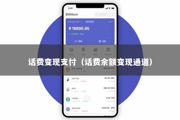 话费变现支付(话费余额变现通道)