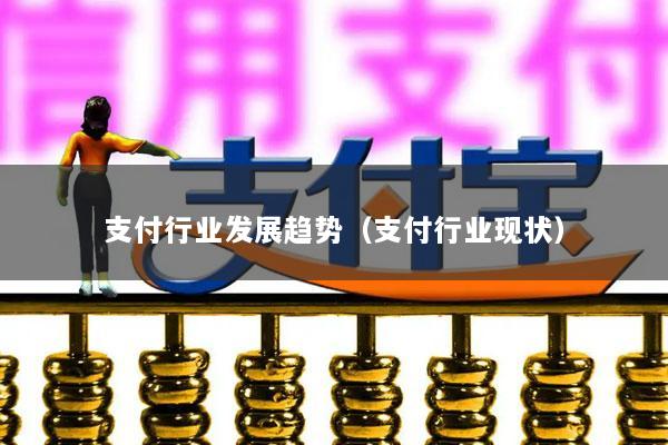 支付行业发展趋势(支付行业现状)
