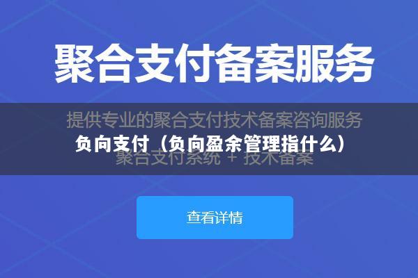 负向支付(负向盈余管理指什么)